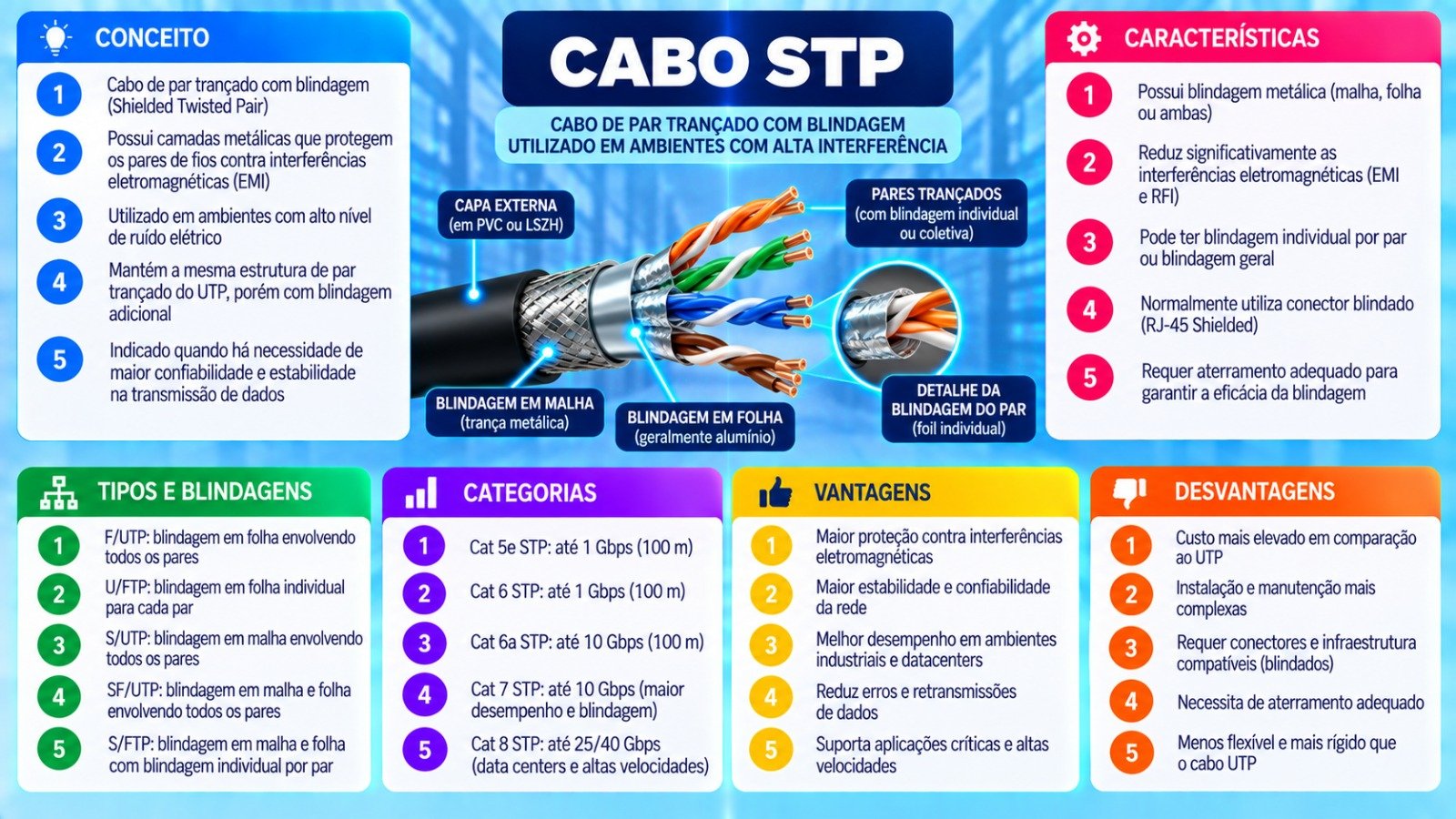 Prévia do mapa mental sobre DNS e DHCP